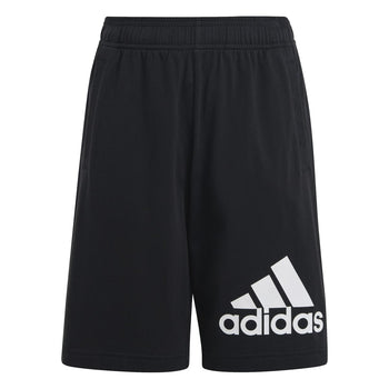 Pantaloncini sportivi neri da bambino adidas Essentials Big Logo, Abbigliamento Sport, SKU a763500007, Immagine 0